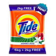TIDE DOUBLE POWER JASMINE & ROSE DETERGENT 9KG